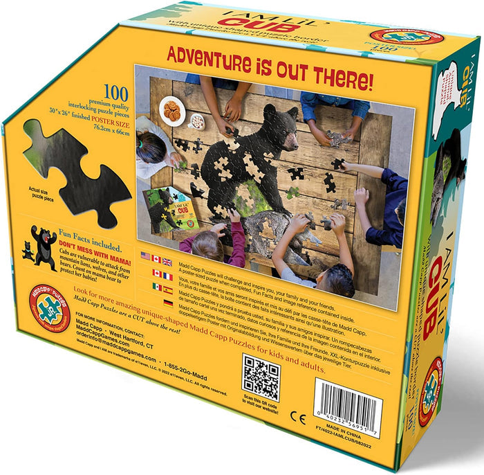 100 Piece Shaped Jigsaw Puzzle - I Am Lil' Cub | Madd Capp