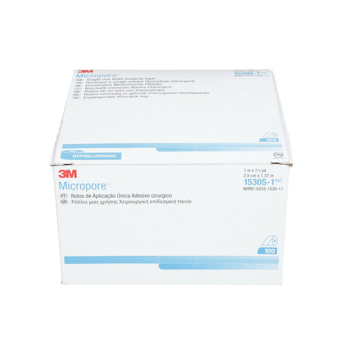 3M Micropore 1530S-1 Surgical Tape Case of 500