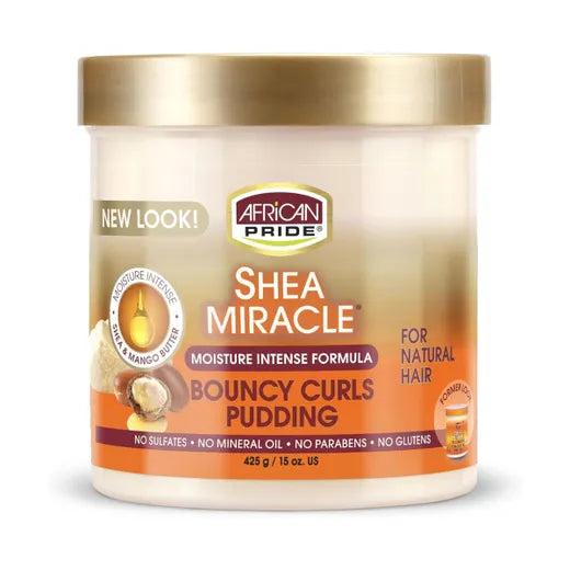 African Pride Shea Butter Miracle Bouncy Curls Pudding 425g