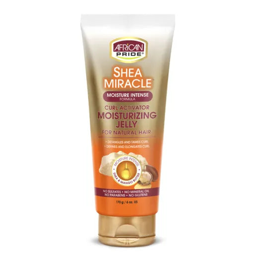 African Pride Shea Butter Miracle Curl Activator Moisturizing Jelly 170g