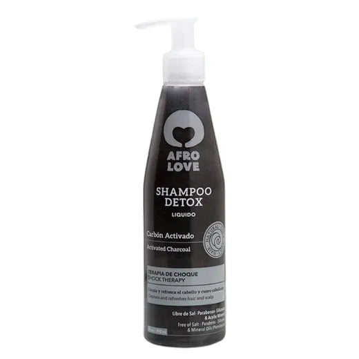 Afro Love Shampoo Detox Activated Charcoal 290ml