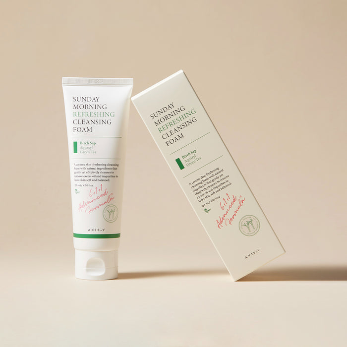 Axis-Y Sunday Morning Refreshing Cleansing Foam-120ml