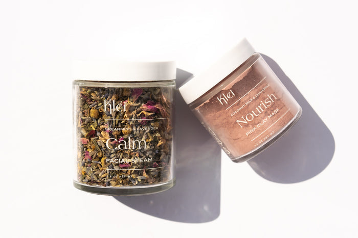 KLEI Beauty CALM Spearmint & Lavender Floral Facial Steam