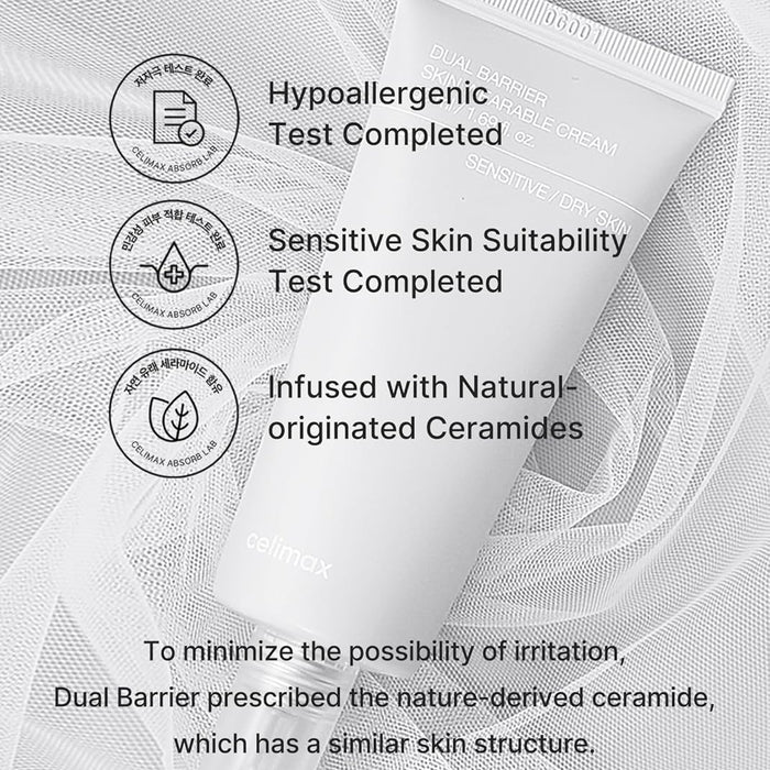 Celimax Dual Barrier Skin Wearable Cream 50ml