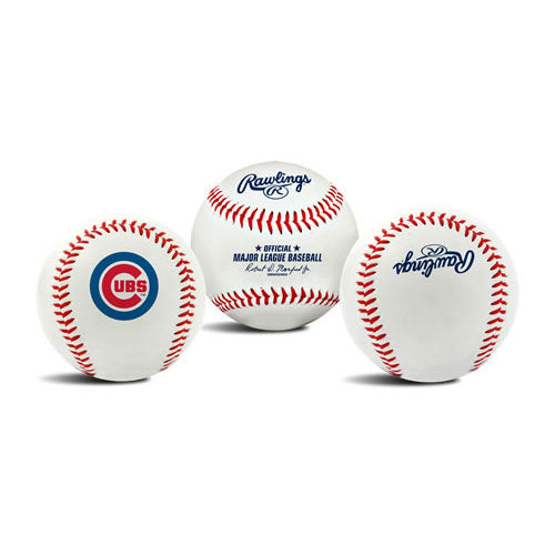 Chicago Cubs Rawlings Logo Baseball