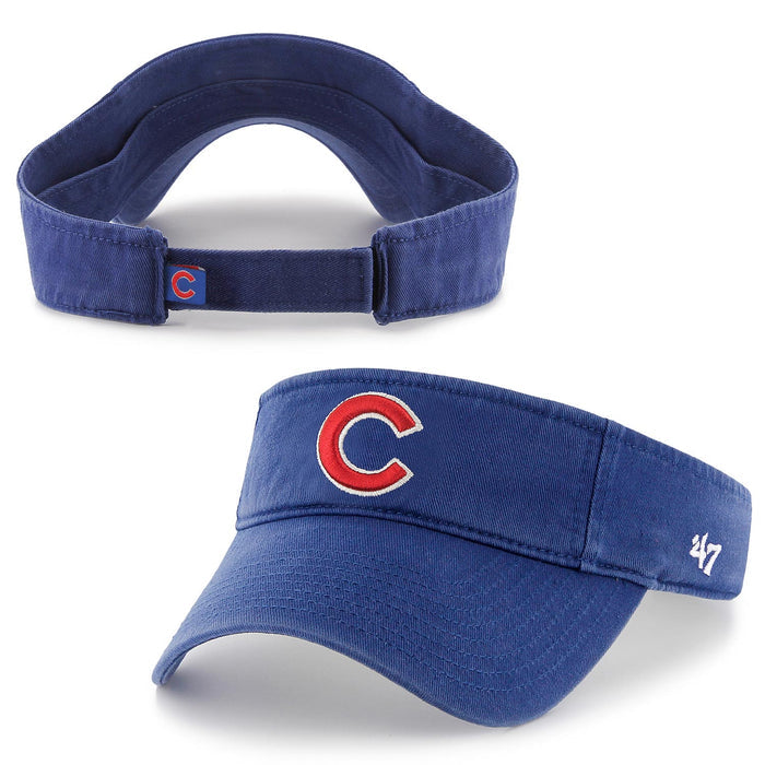Chicago Cubs Royal Washed Visor