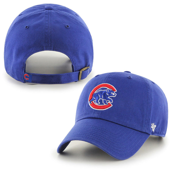 Chicago Cubs Walking Bear Clean Up Adjustable Cap
