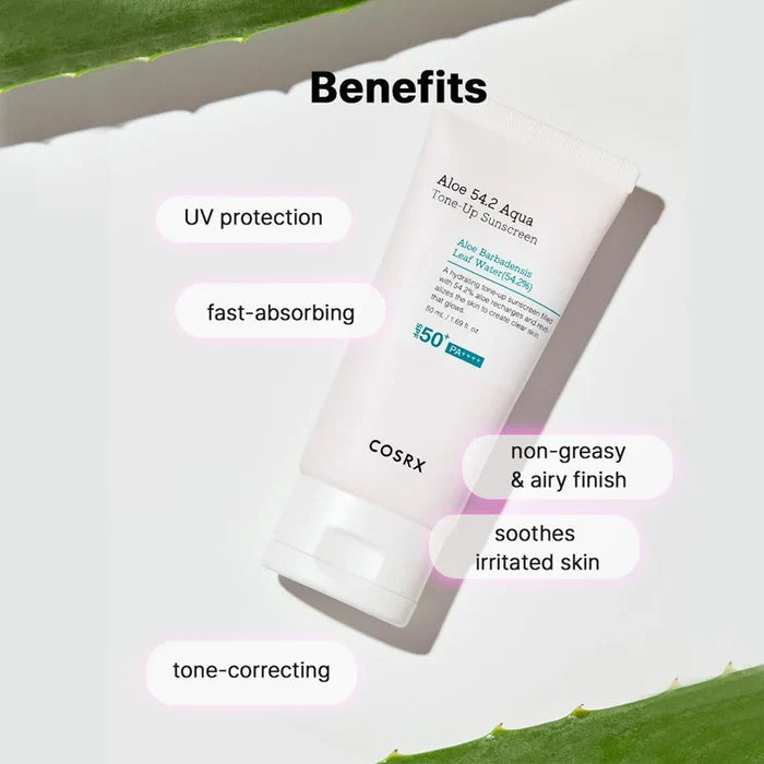 COSRX Aloe 54.2 Aqua Tone-Up Sunscreen