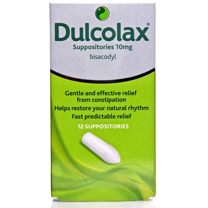 Dulcolax Suppositories 10mg (12 Years Plus) 12 Suppositories
