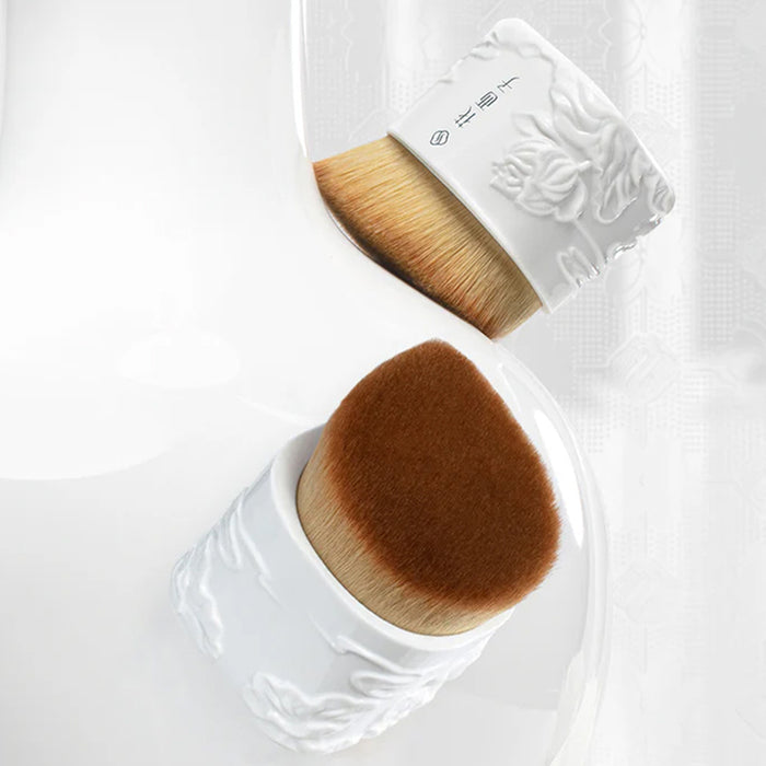Florasis Snow-white Ceramic Traceless Foundation Brush - 330 gms