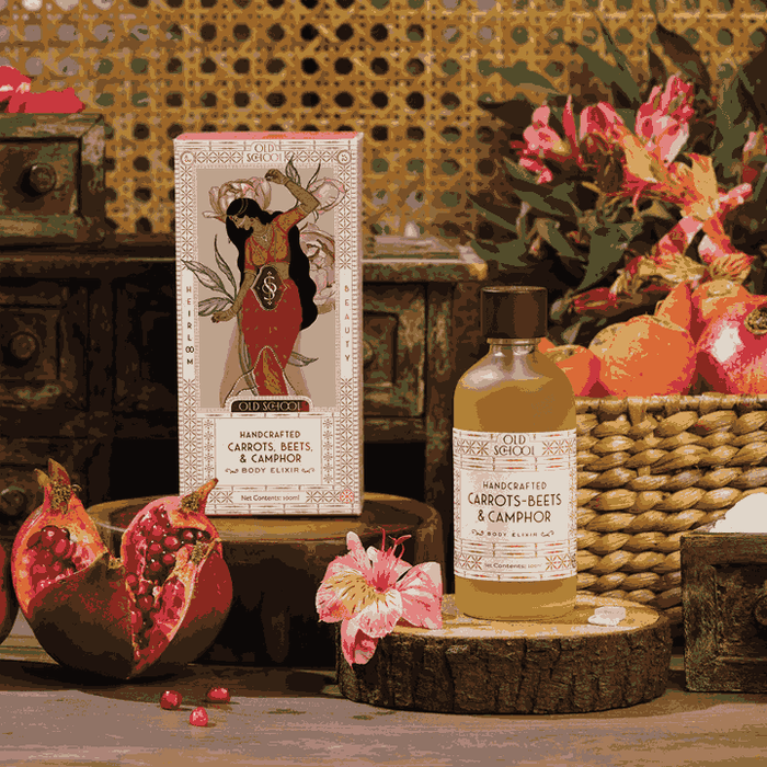 Carrot oil for brighter even skin tone