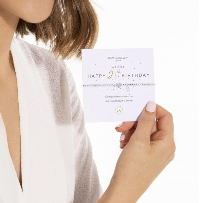 Joma Jewellery jewellery Joma Jewellery A Little Happy 21st Birthday Bracelet
