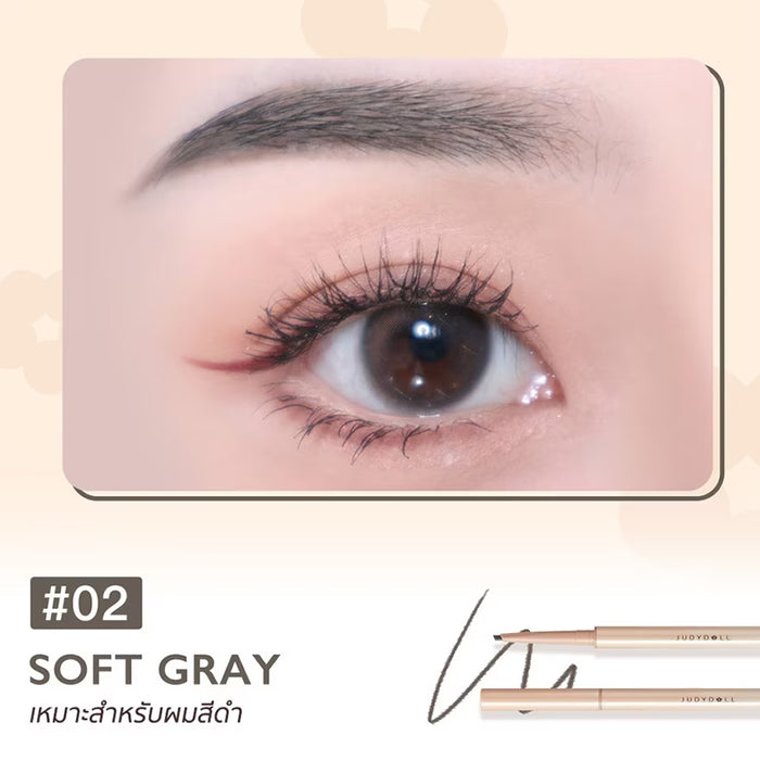 Judydoll Shaping Eyebrow Pencil 02Soft Grey