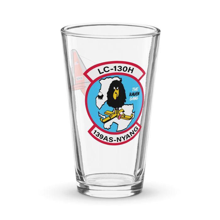 LC-130 139AS NY ANG Shaker pint glass
