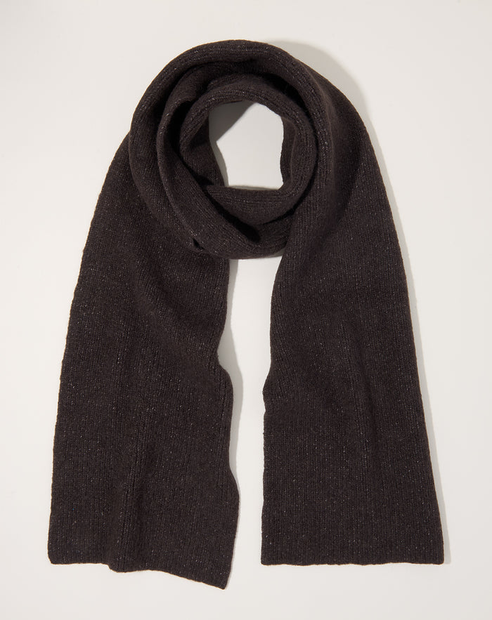 Lauren Manoogian Loft Rib Scarf in Coal