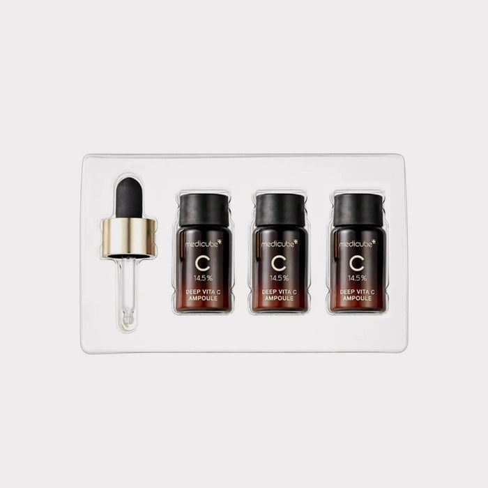 medicube Deep Vita C Ampoule Set asian authentic genuine original korean skincare montreal toronto calgary canada thekshop thekshop.ca natural organic vegan cruelty-free cosmetics kbeauty vancouver free shipping clean beauty routine skin makeup kpop stayz stan fandom photocard stray kids treasure ateez atiny dix30 brossard ddo royal mount st-bruno new store