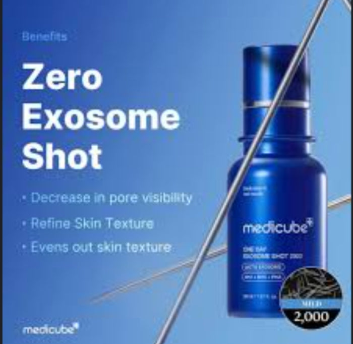 Medicube Zero Exosome Shot 2,000 PPM Spicule Facial Serum