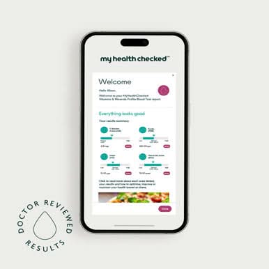 MyHealthChecked Vitamins & Minerals Profile Test
