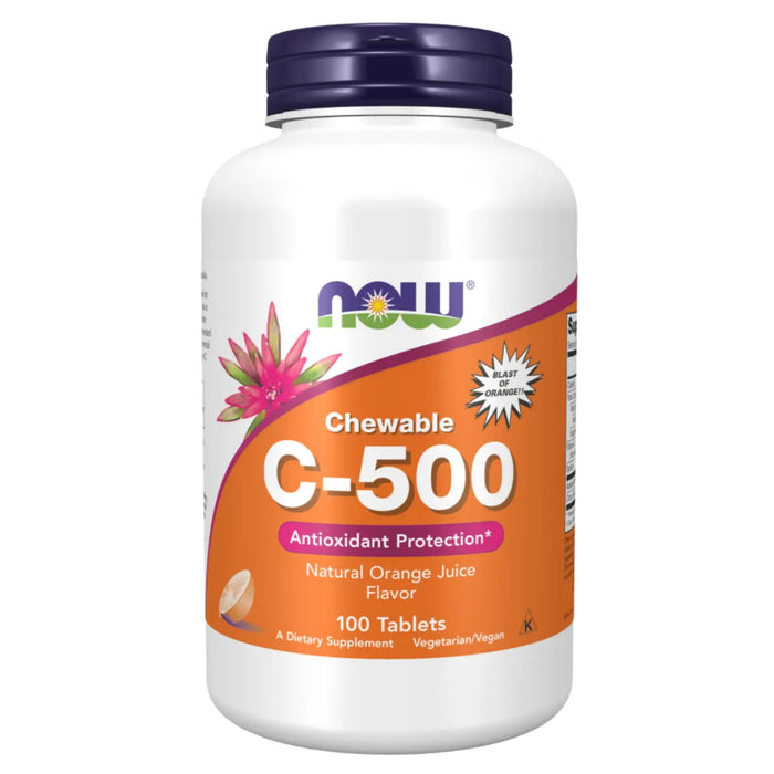 Now Chewable C-500 Tablets 100's Now