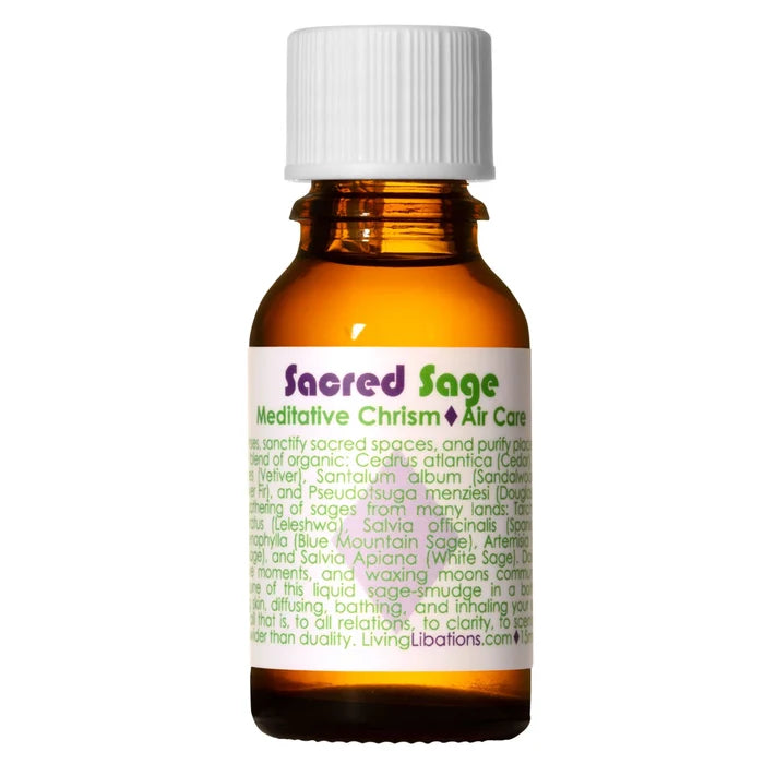 Living Libations Sacred Sage Meditative Chrism
