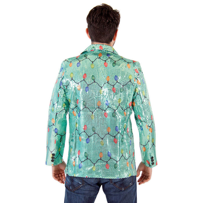 Sequin XMas Lights Blazer Jacket 3