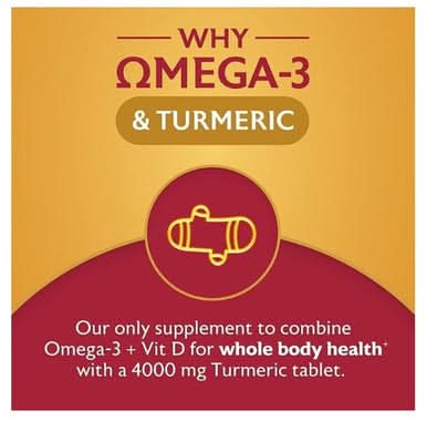 Seven Seas Omega 3 & Turmeric 30 Capsules + 30 Tablets