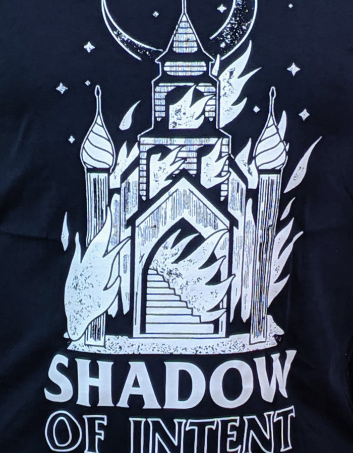 SHADOW OF INTENT (Burning Church) Mens T-Shirt