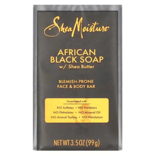 Shea Moisture African Black Face Bar Soap 99g