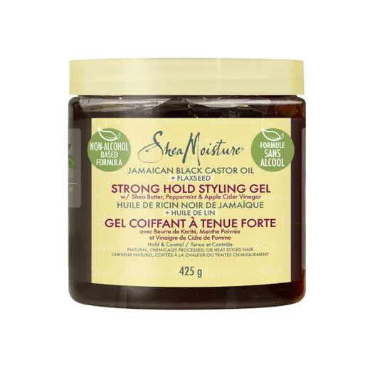 Shea Moisture Jamaican BLack Castor Oil + Flaxseed Strong Hold Styling Gel 425g