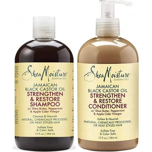 Shea Moisture Jamaican Black Castor Oil Strengthen & Restore Duo