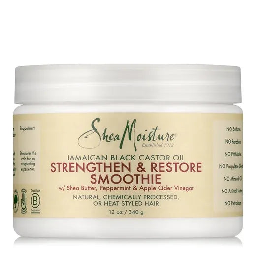 Shea Moisture Jamaican Black Castor Oil Strengthen & Restore Smoothie 340g