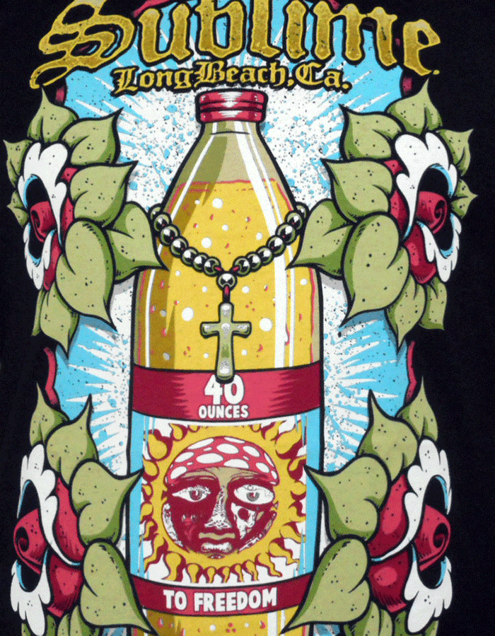 SUBLIME (40oz Bottle) Men's T-Shirt