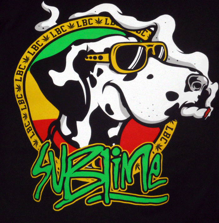 SUBLIME (Cartoon Dog) Men's T-Shirt