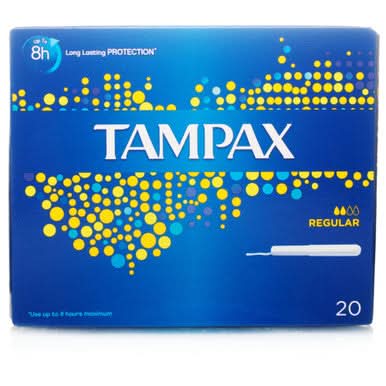 Tampax Regular Tampons 20 Pack