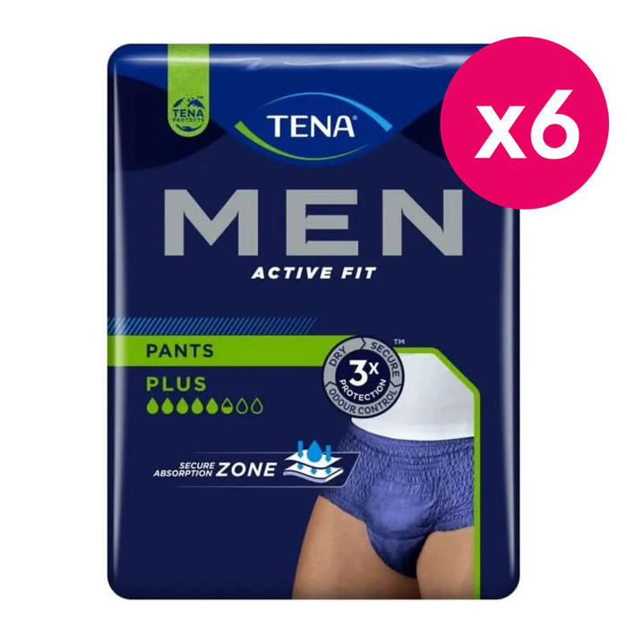 TENA Men Active Fit Incontinence Pants Plus Large 8 Pack