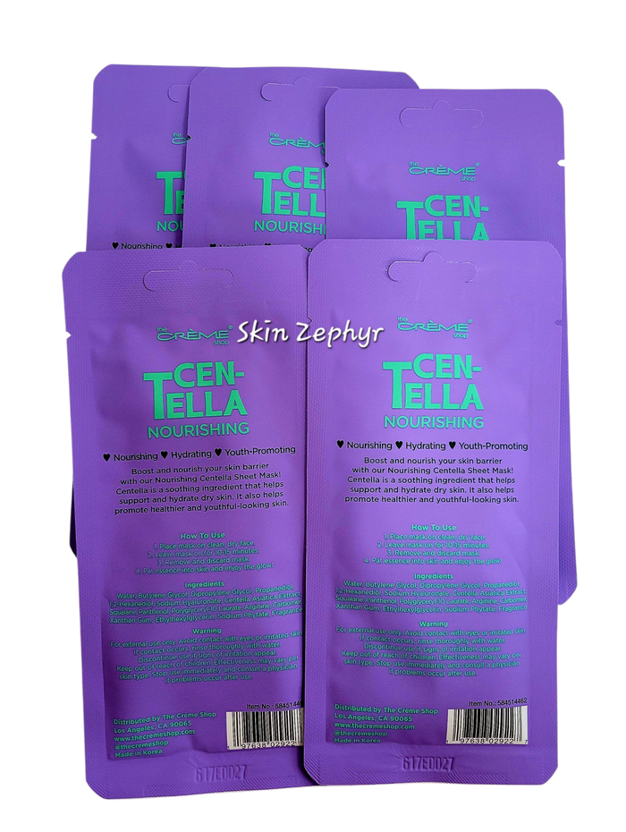 The Crème Shop Centella Nourishing Sheet Mask