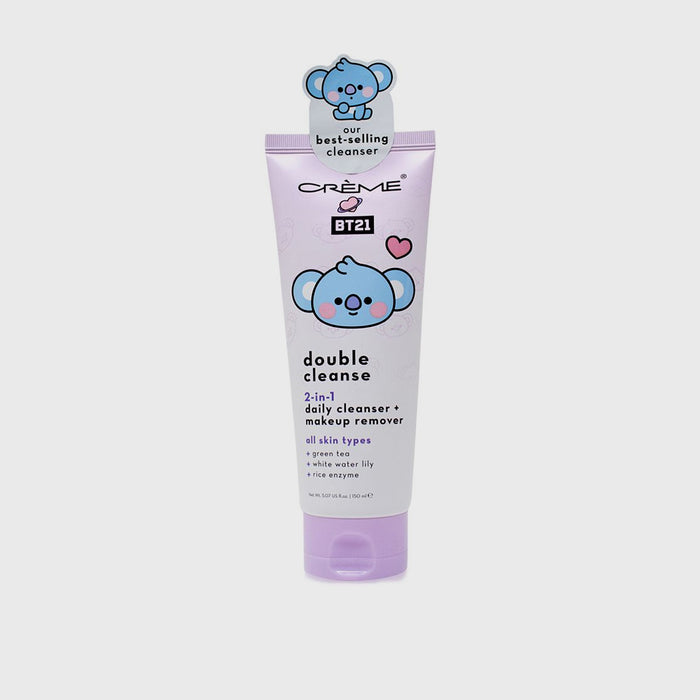 The Crème Shop x BT21 KOYA Double Cleanse 2-In-1 Facial Cleanser - Klean Beauty™️ asian authentic genuine original korean skincare montreal toronto calgary canada thekshop thekshop.ca natural organic vegan cruelty-free cosmetics kbeauty vancouver free shipping clean beauty routine skin makeup kpop stayz stan fandom photocard stray kids treasure ateez atiny dix30 brossard