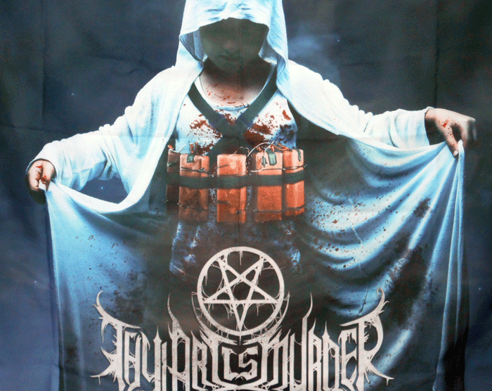 THY ART IS MURDER (Holy War) Banner/Flag 42" X 42"