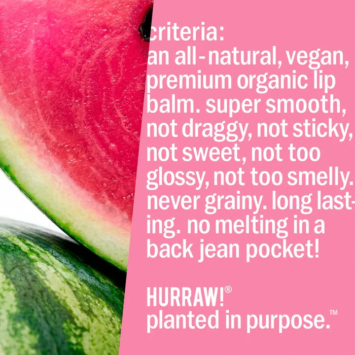 Hurraw! | Watermelon Lip Balm