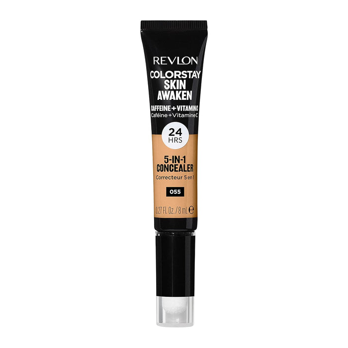 WHOLESALE REVLON SKIN AWAKEN 5-IN-1 CONCEALER 0.27 OZ - LATTE 055 - 48 PIECE LOT