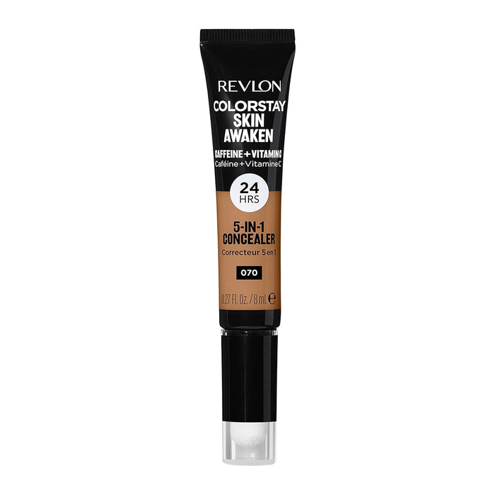 WHOLESALE REVLON SKIN AWAKEN 5-IN-1 CONCEALER 0.27 OZ - NUTMEG 070 - 48 PIECE LOT