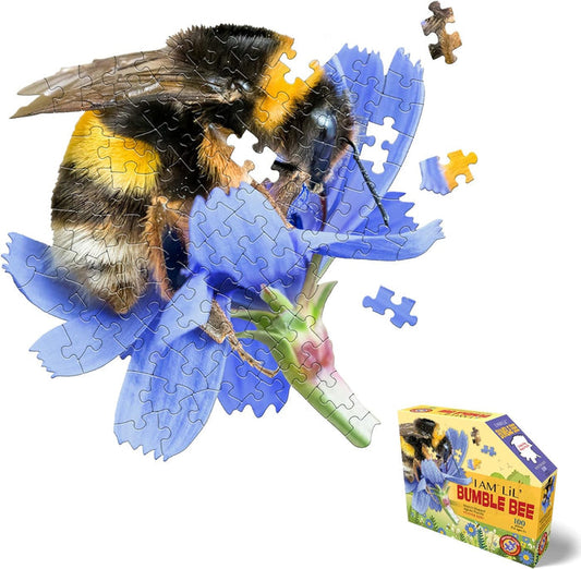100 Piece Shaped Jigsaw Puzzle - I Am Lil' Bumble Bee | Madd Capp