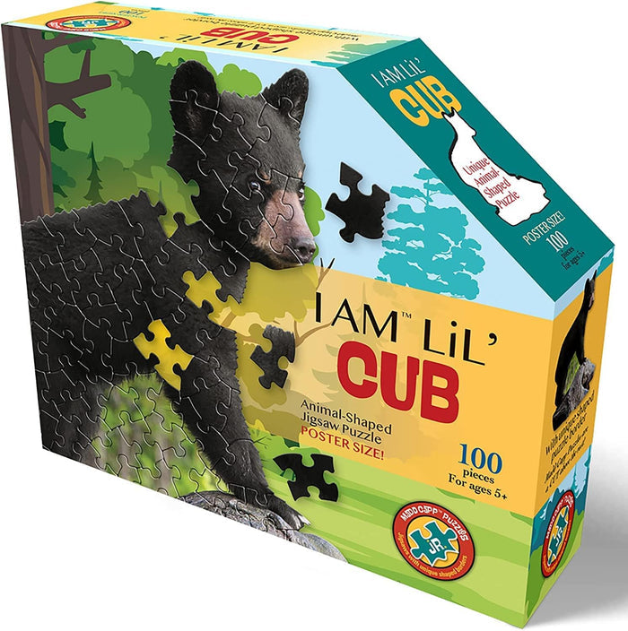 100 Piece Shaped Jigsaw Puzzle - I Am Lil' Cub | Madd Capp