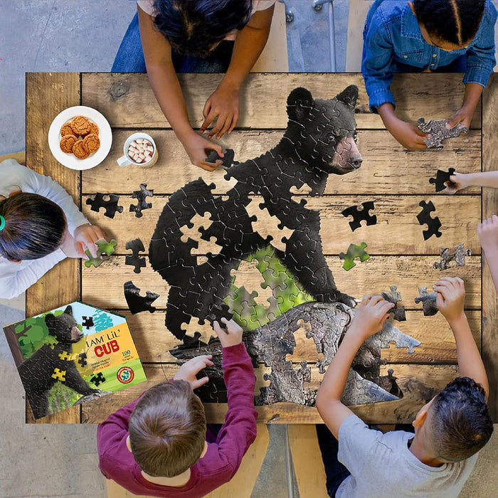 100 Piece Shaped Jigsaw Puzzle - I Am Lil' Cub | Madd Capp
