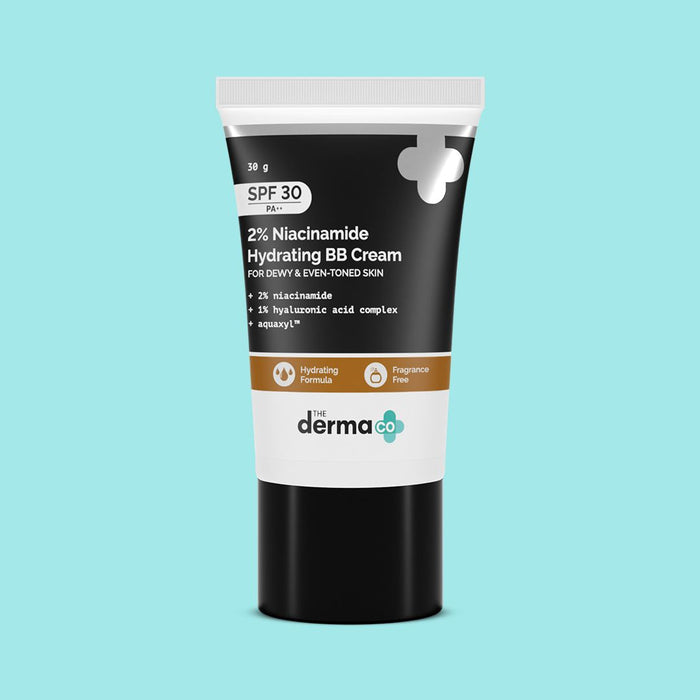 2% Niacinamide Hydrating BB Cream with 1% Hyaluronic Acid Complex & Aquaxyl™  - 30 g |  03 - Warm Beige