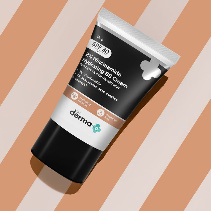 2% Niacinamide Hydrating BB Cream with 1% Hyaluronic Acid Complex & Aquaxyl™ - 30 g | 02 - Nude