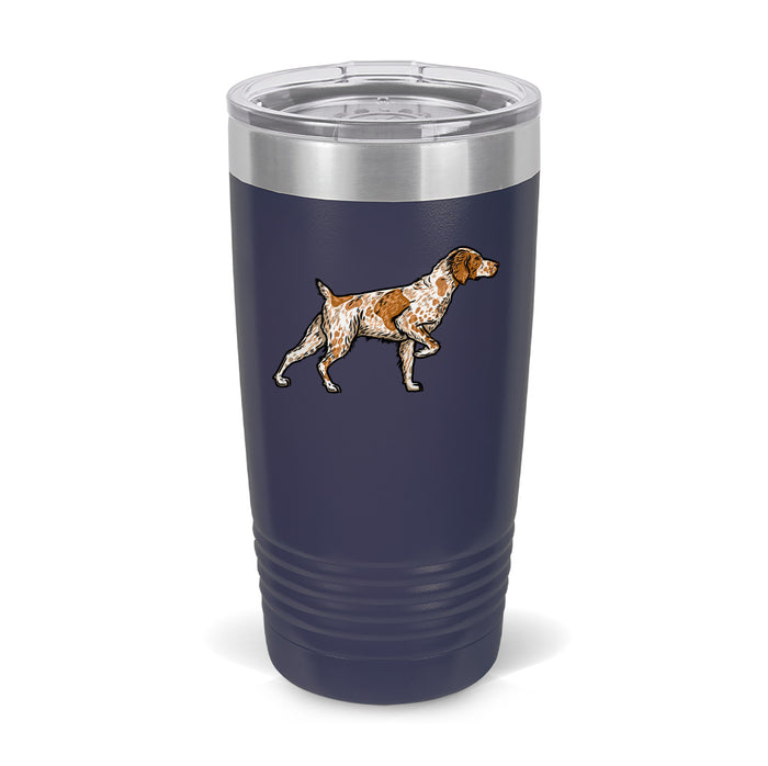 Orange Roan Brittany / Navy Blue