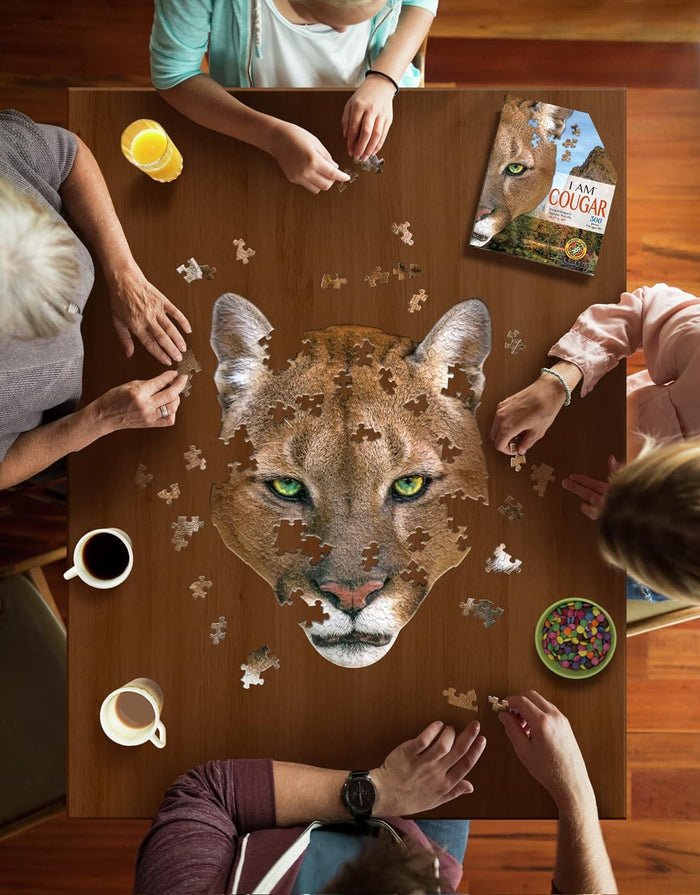 300 Piece Shaped Jigsaw Puzzle - I Am Cougar | Madd Capp