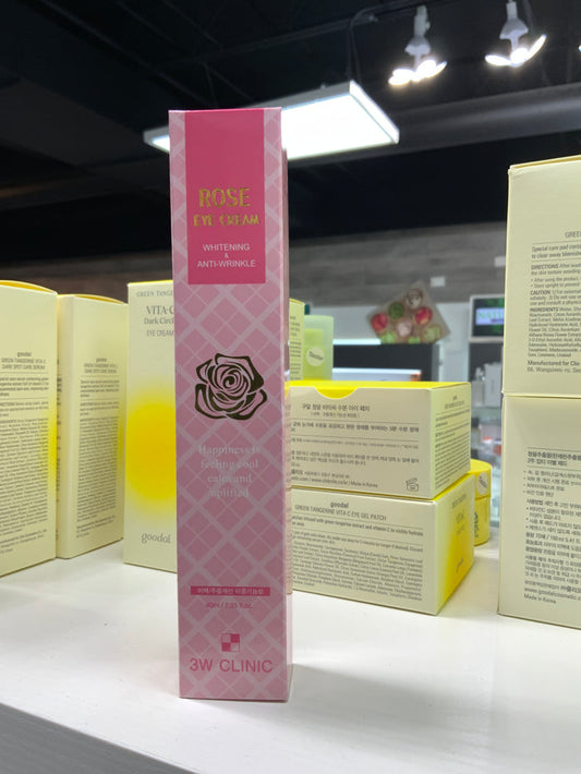 3w clinic rose eye cream