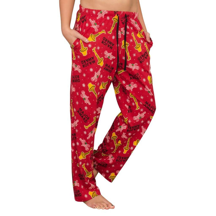 A Christmas Story Major Award with Leg Lamp Red Lounge Pants 2